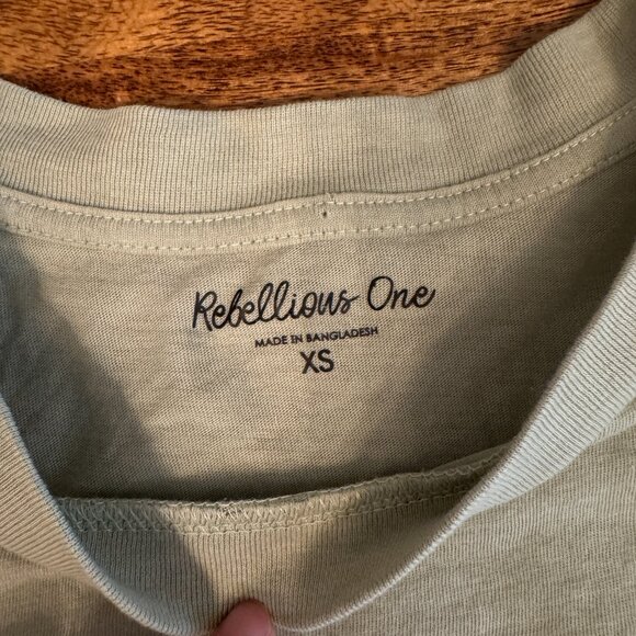 Rebellious One Desert Dreamer Tee T-shirt Green Size‎ XS - Picture 4 of 7